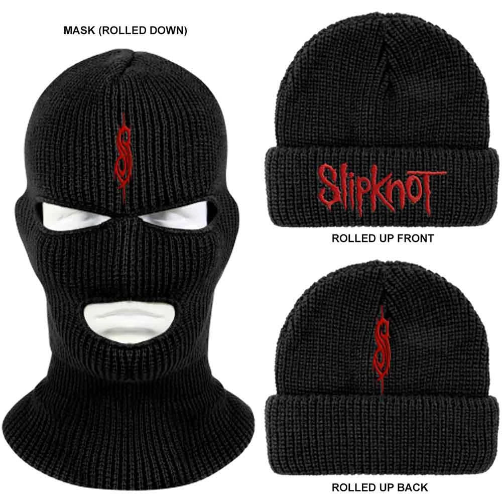 Slipknot Mask Logo Beanie - Black