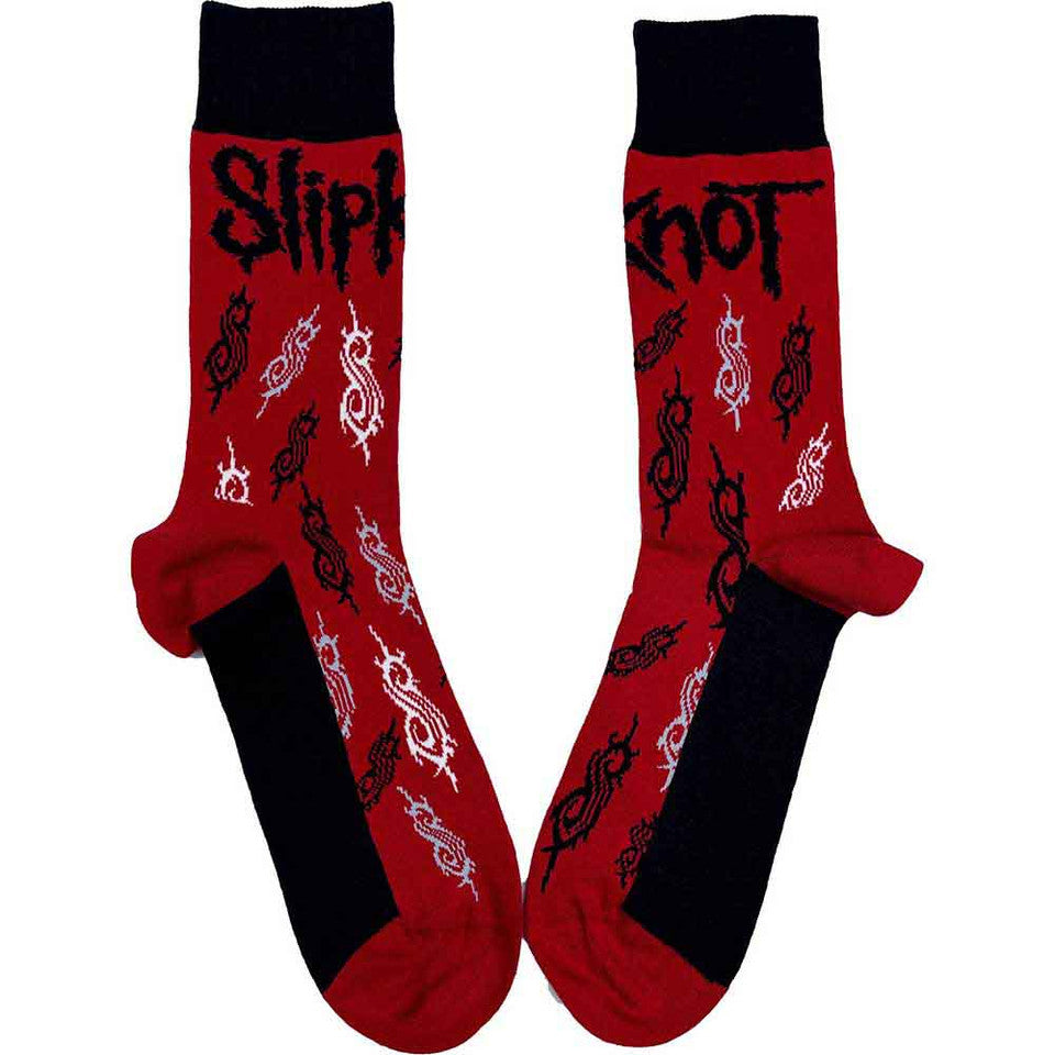 Slipknot Tribal S Socks - Red