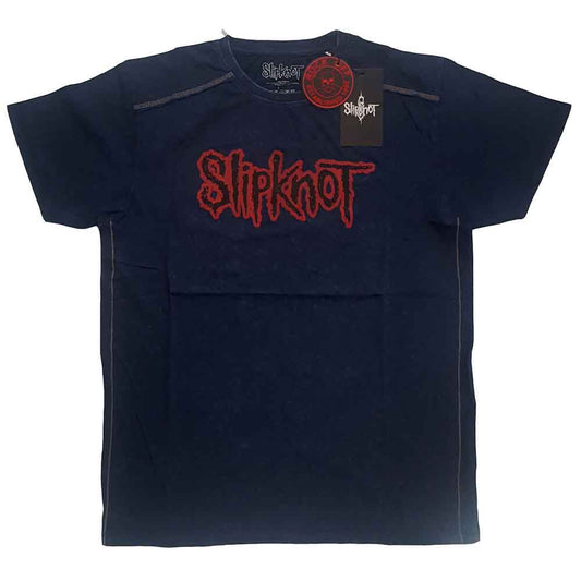 Slipknot Logo T-Shirt  - Navy Blue