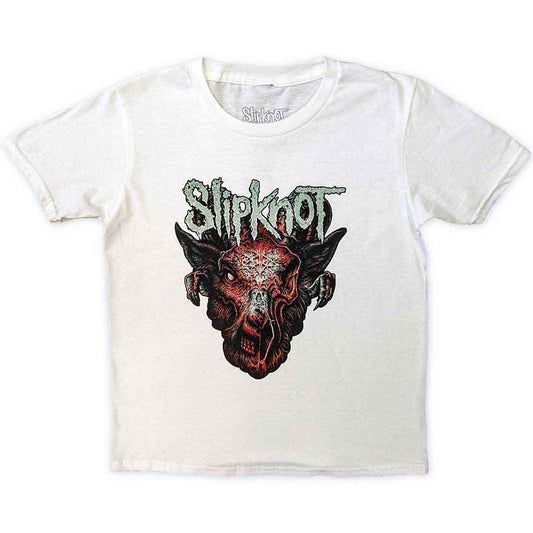 Slipknot Kids Infected Goat T-Shirt - White