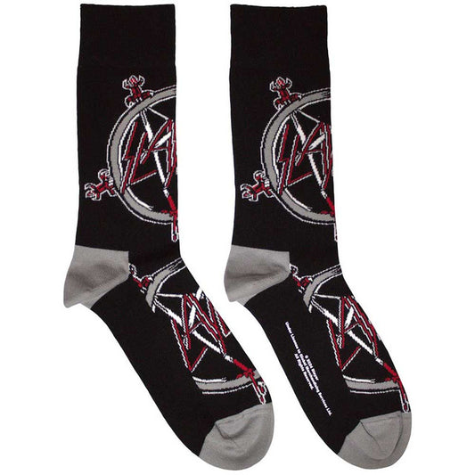 Slayer Pentagram Socks - Black