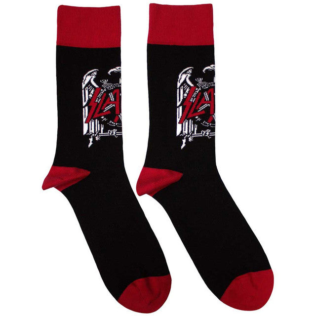 Slayer Eagle Crest Socks - Black