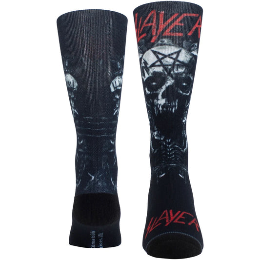Slayer Skulls & Pentagram Sublimation Socks