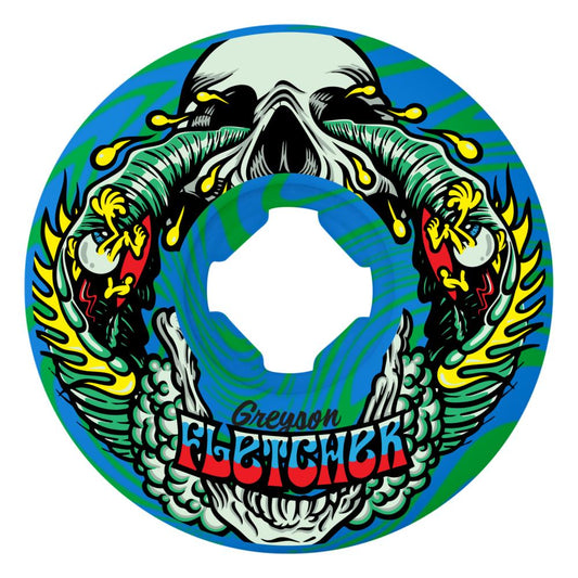 Slime Balls Greyson Fletcher Guest Cubbies 99a Green Blue Swirl - 54mm