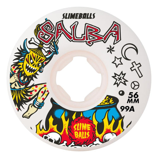 Slime Balls Salba Withdoctor Chubbies 99a	White Wheels - 56mm