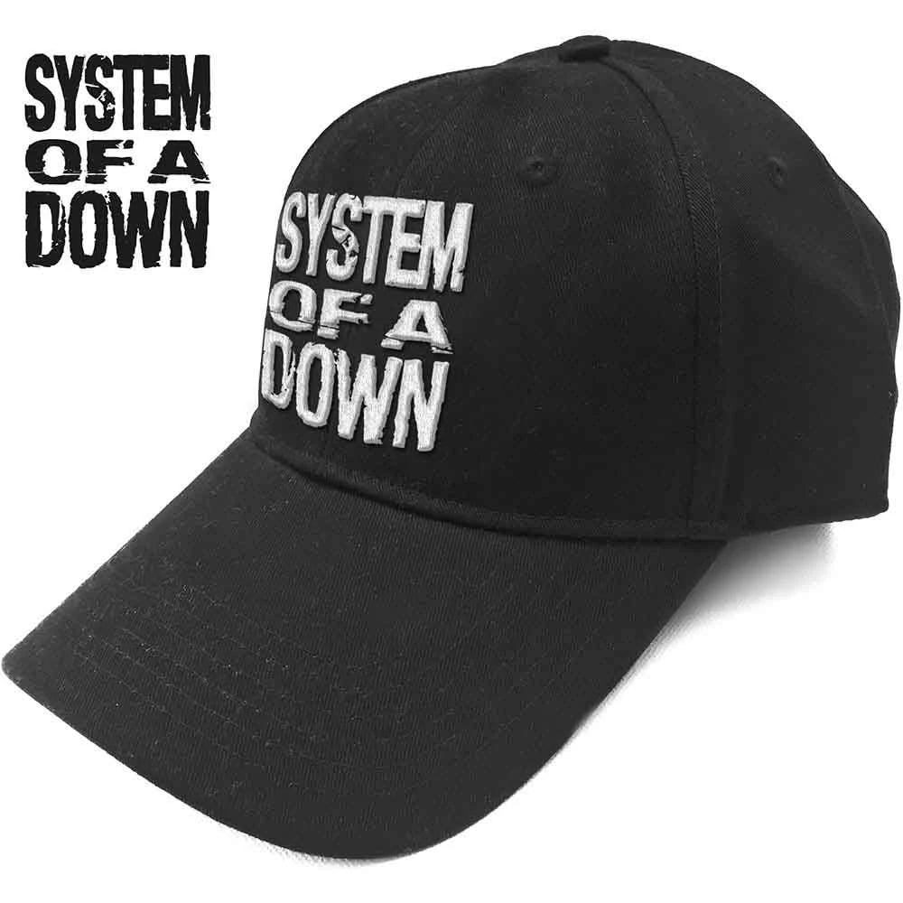 System Of A Down Stacked Logo Cap - Black