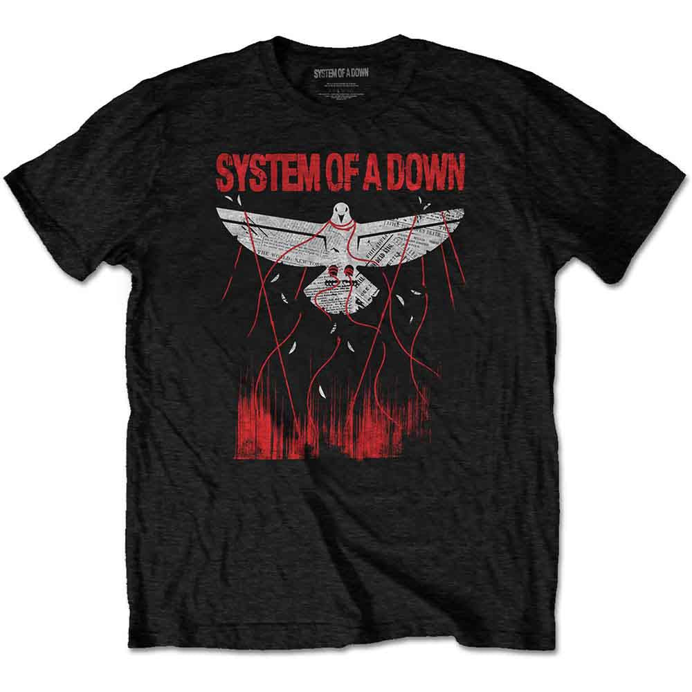 System Of A Down Dove Overcome T-Shirt - Black