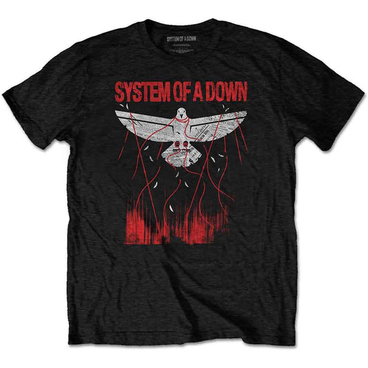 System Of A Down Dove Overcome T-Shirt - Black