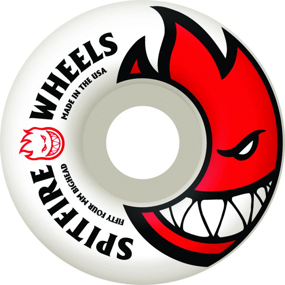 Spitfire Bighead White Wheels - 52mm