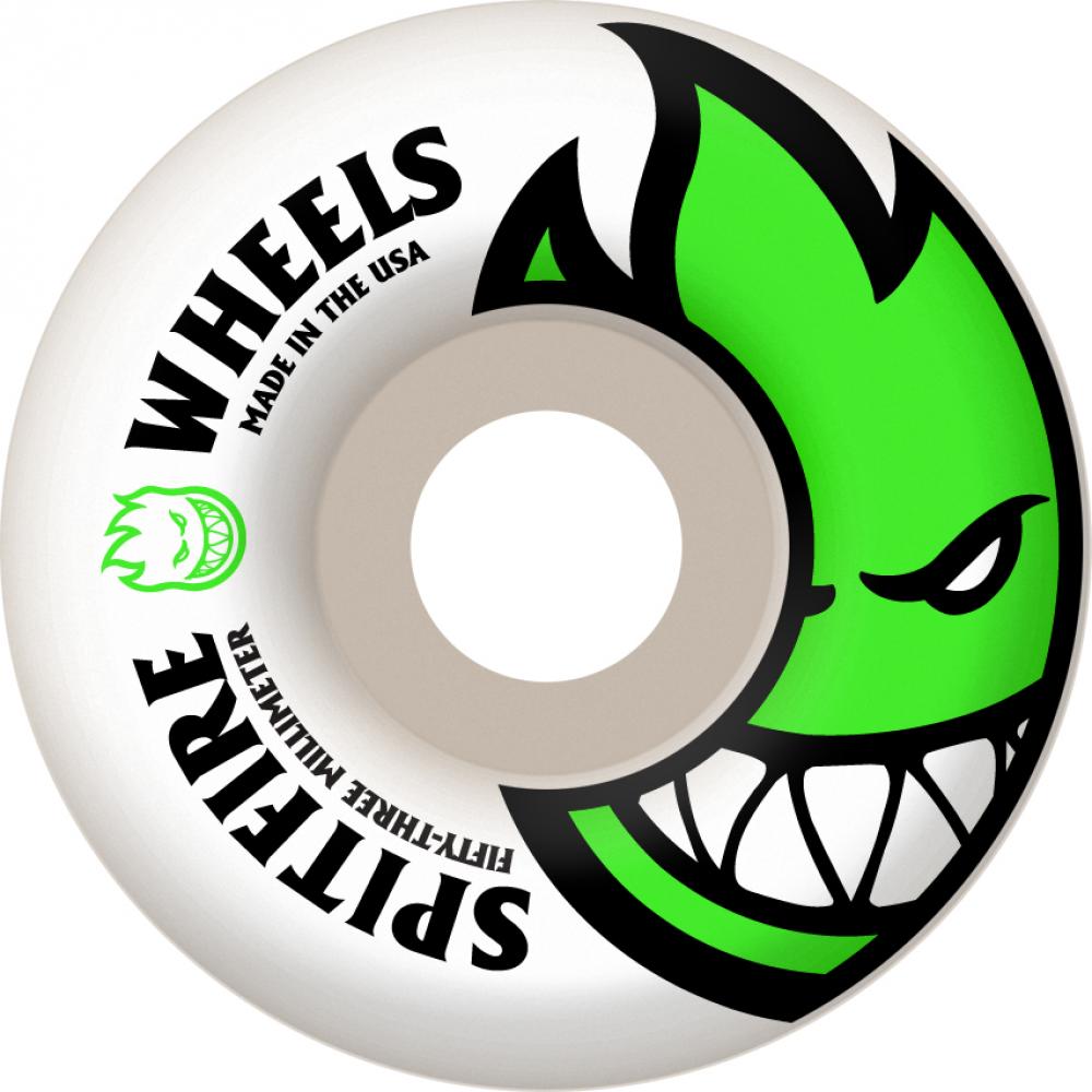 Spitfire Bighead Wheels White - 53mm