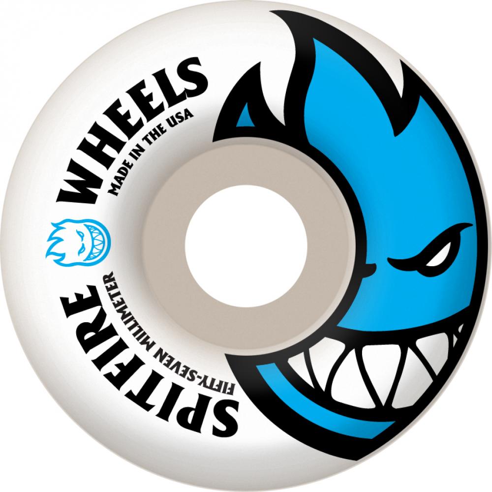 Spitfire Bighead White Wheels - 57mm