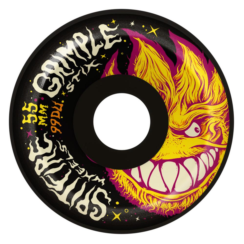 Spitfire X Grimple F4 Grimplehead Lock-In Full 99 Black Wheels - 55mm