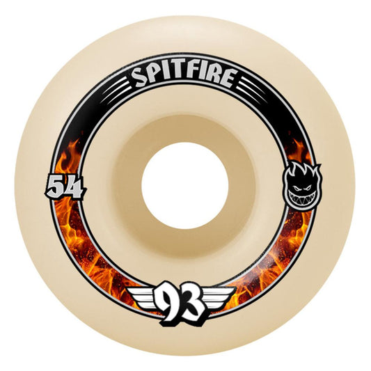 Spitfire Formula Four Wheels 93 Radials White - 54 MM