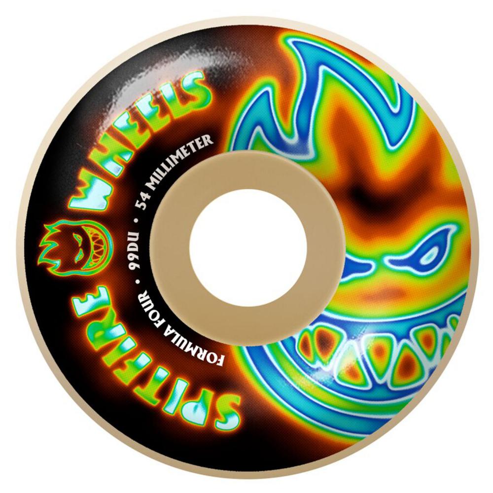 Spitfire Formula Four Radioactive Bighead 99a Natural Wheels - 54mm