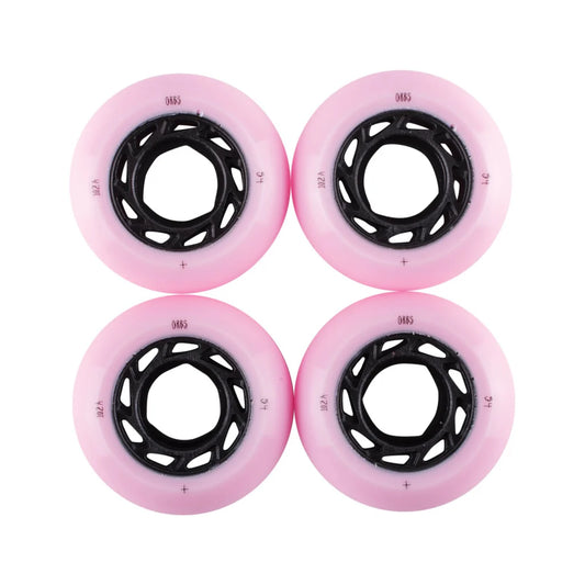 Orbs Ghost Lites Pink Black Wheels - 54mm
