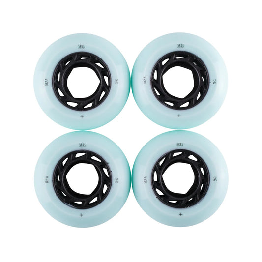 Orbs Ghost Lites Blue Black Wheels - 56mm