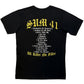 Sum 41 All Killer No Filler Tracklist T-Shirt - Black