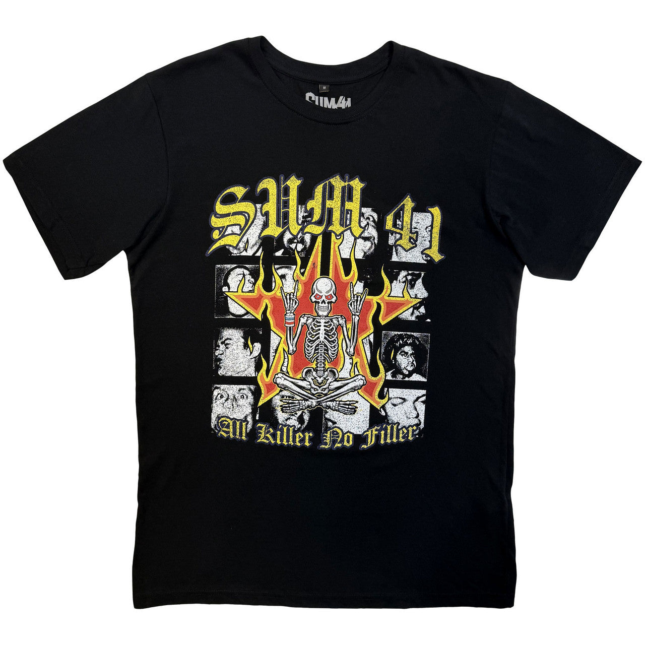 Sum 41 All Killer No Filler Tracklist T-Shirt - Black