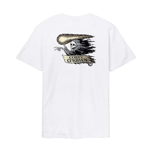 Santa Cruz O'Brien Scream Reaper T-Shirt - White