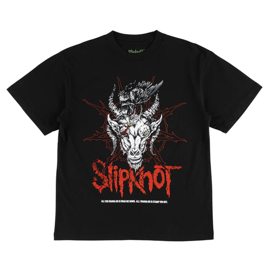 Welcome X Slipnot Spit it Out Tee Black
