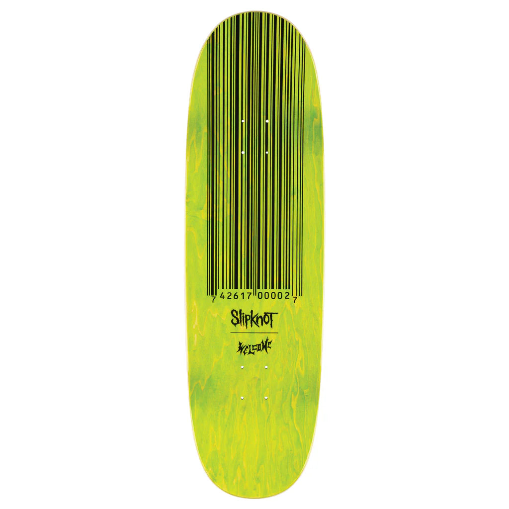 Welcome X Slipknot Oval Logo on Boline 2.0 Deck - 9.5"