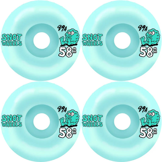 Snot Team Teal 99a Wheels - 58mm