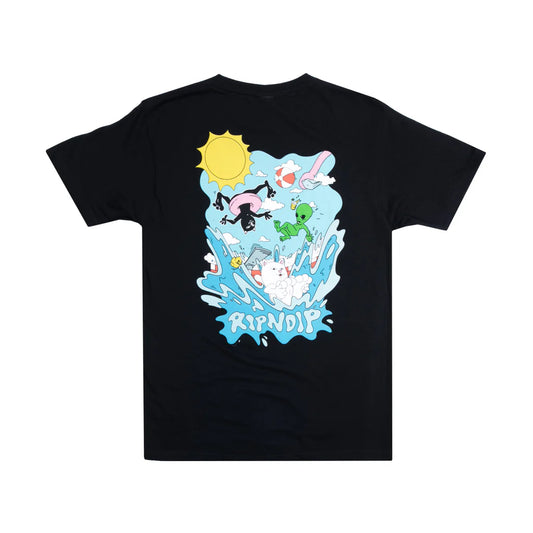 RIPNDIP Summer Splash T Shirt - Black