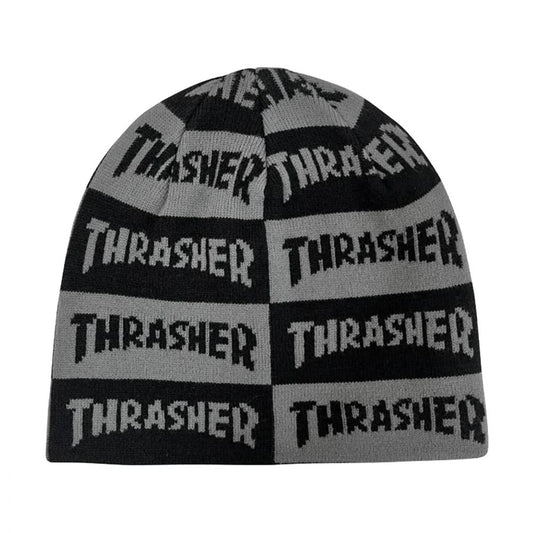 Thrasher Skully Mag Checkered Beanie