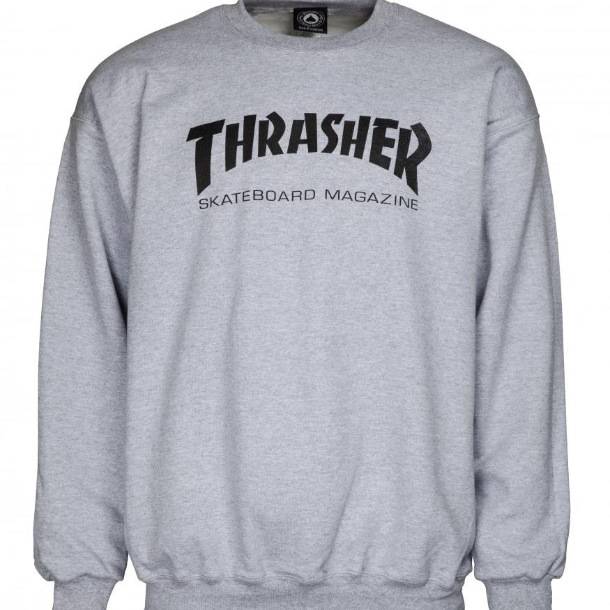 Thrasher Skate Mag Crewneck - Grey