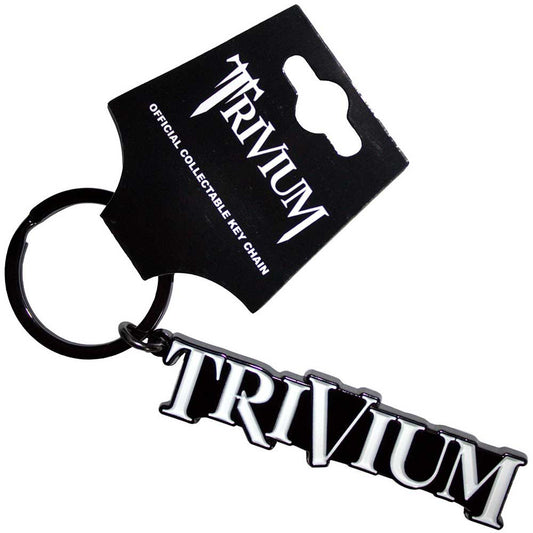 Trivium Logo Black Keychain