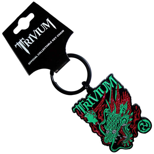 Trivium  Deadmen Dragon Head Keychain