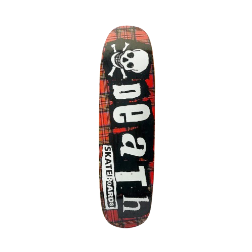 Death Tartan Punk Deck Hybrid Shape - 8.9"