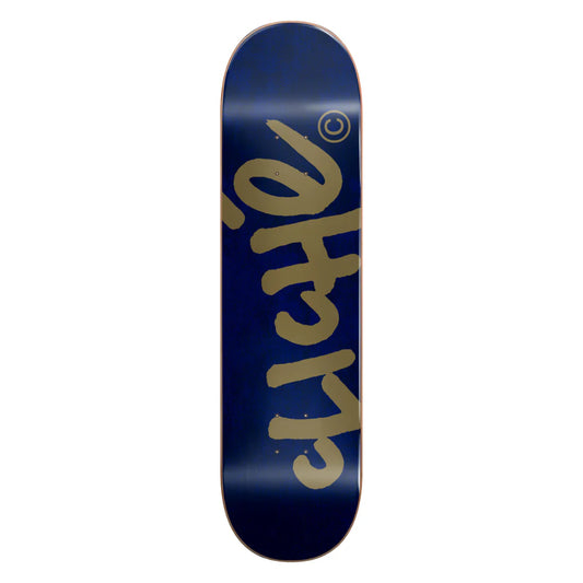 Cliché Handwritten Navy Gold Deck - 8.5"