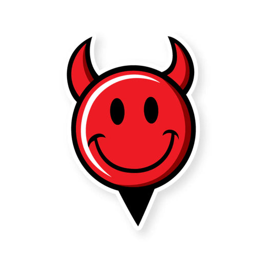 World Industries Devilman Head Die Cut Sticker