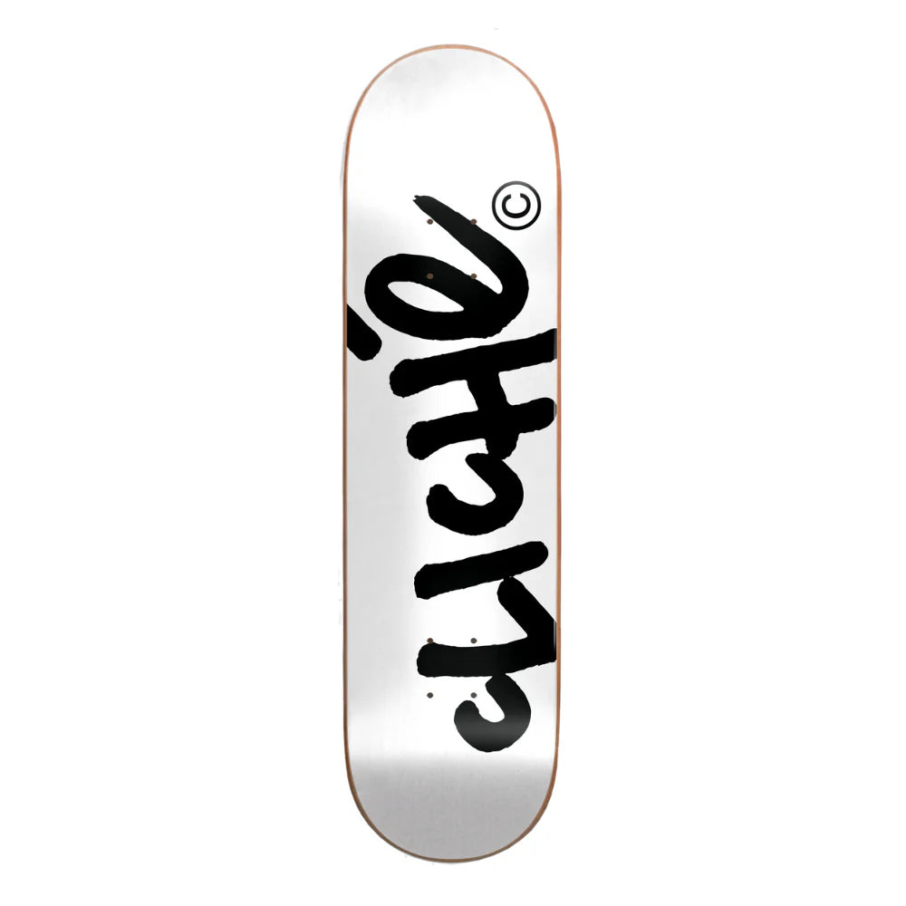 Cliché Handwritten White Deck - 8.25"