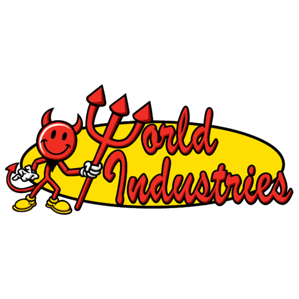 World Industries Oval Logo Die Cut Sticker