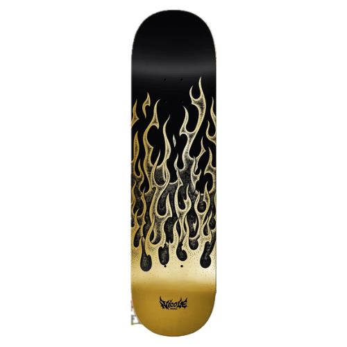 Real Nicole Hause Flames Redux Twin Nose Deck - 8.25"