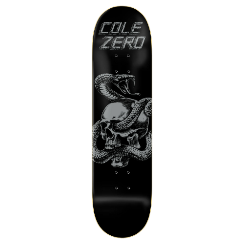 Zero Skull And Snake Chris Cole Deck - 8.25"
