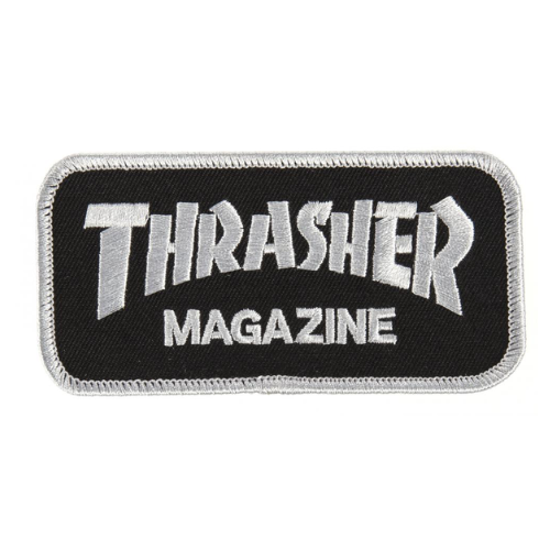 Thrasher Patch Mag Logo - Black Silver