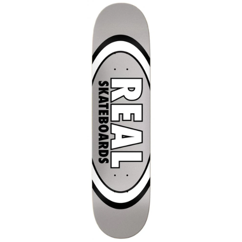 Real Team Classic Oval True Mid Grey Deck - 7.75