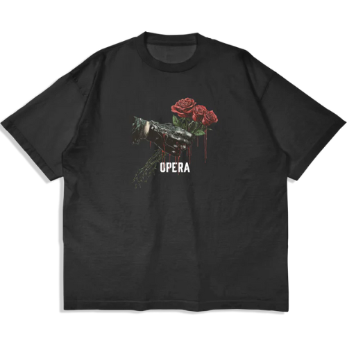 Opera Grip Garment Dye Premium Tee - Black