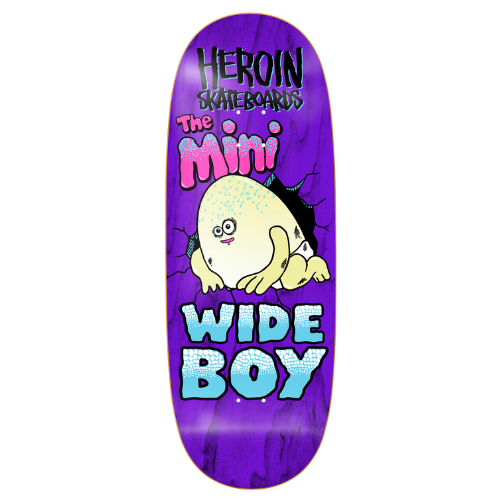 Heroin Mini Wide Boy Deck - 10.5"