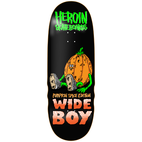 Heroin Pumpkin Wide Boy Deck - 10.75"