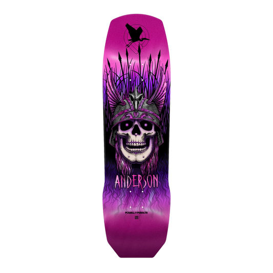 Powell Peralta Andy Anderson Heron Pink Foil Deck - 9.13"