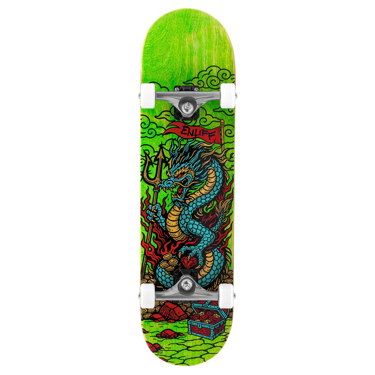 Enuff Yokai Dragon Green Complete - 8.25"