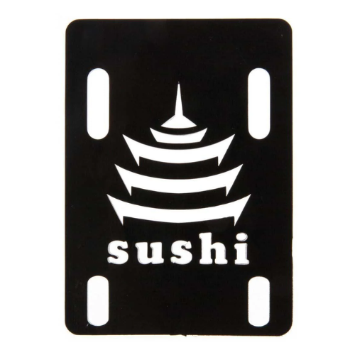 Sushi Pagoda Black Soft Risers - 1/8"