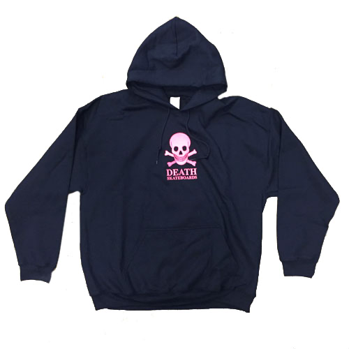 Death OG Skull Hoodie - Black/Pink