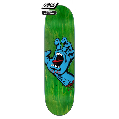 Santa Cruz Deck Screaming Hand Green - 8.8"