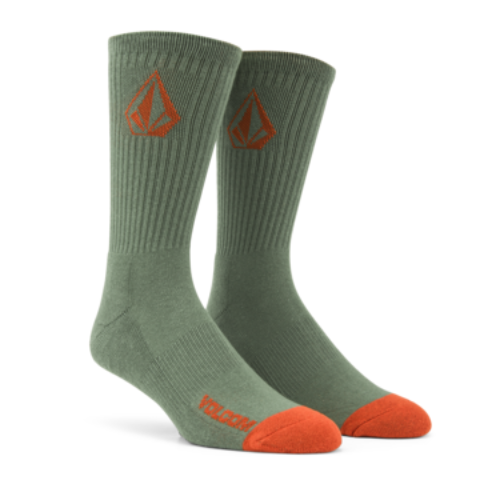 Volcom Full Stone Socks 3PK - Agave