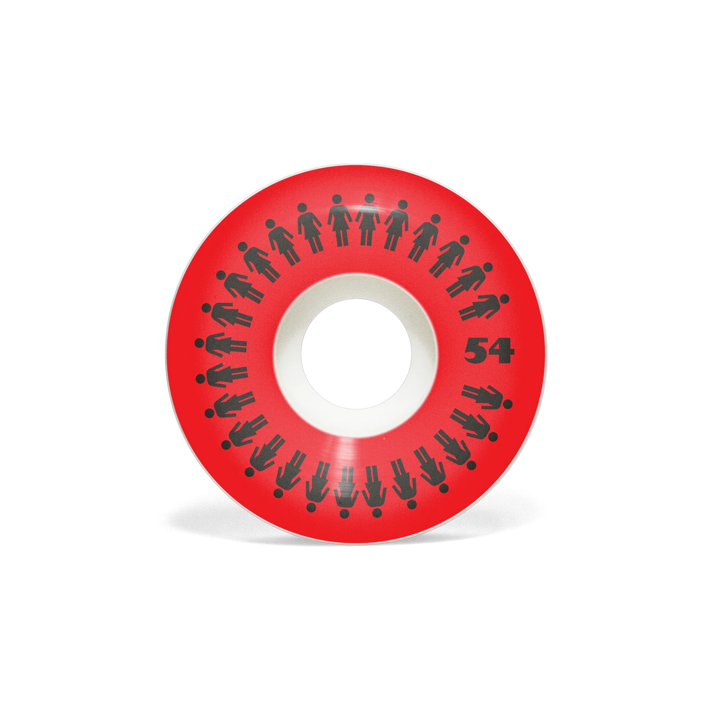 Girl Repeater Conical Red Wheels 99DU - 54mm
